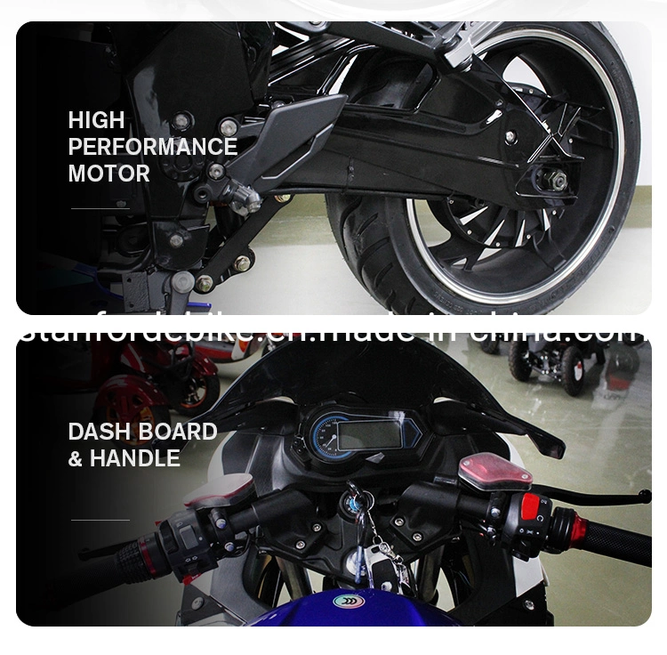 2020 Best Quality New Design 5000W-10000W Adult Racing Electric Motorcycle for Sale