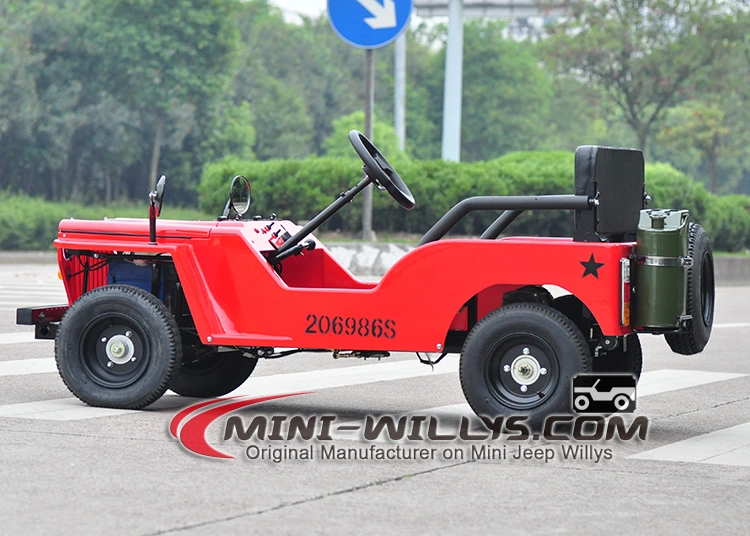 China Factory Wholesale High Quality Electric Mini Jeep Willys 4X4 Discount Kids Petrol Cars