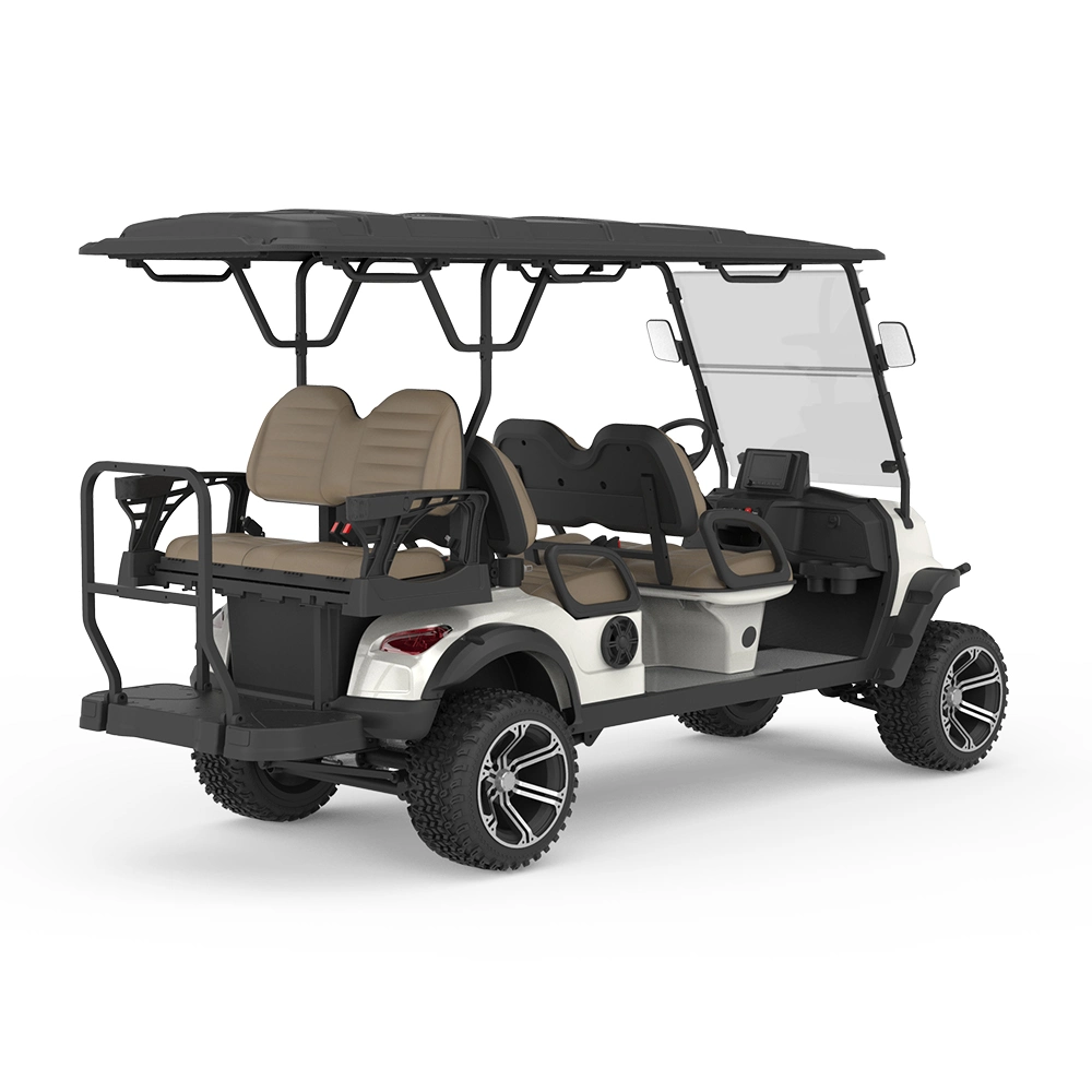 6 Seater Golf Cart Sightseeing Car Hunting Cart Lifted off-Road Beach Buggy
