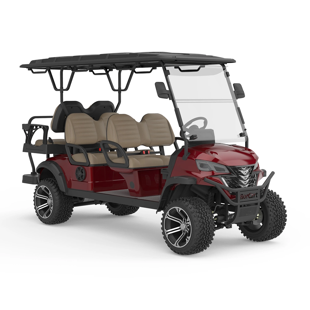 6 Seater Golf Cart Sightseeing Car Hunting Cart Lifted off-Road Beach Buggy