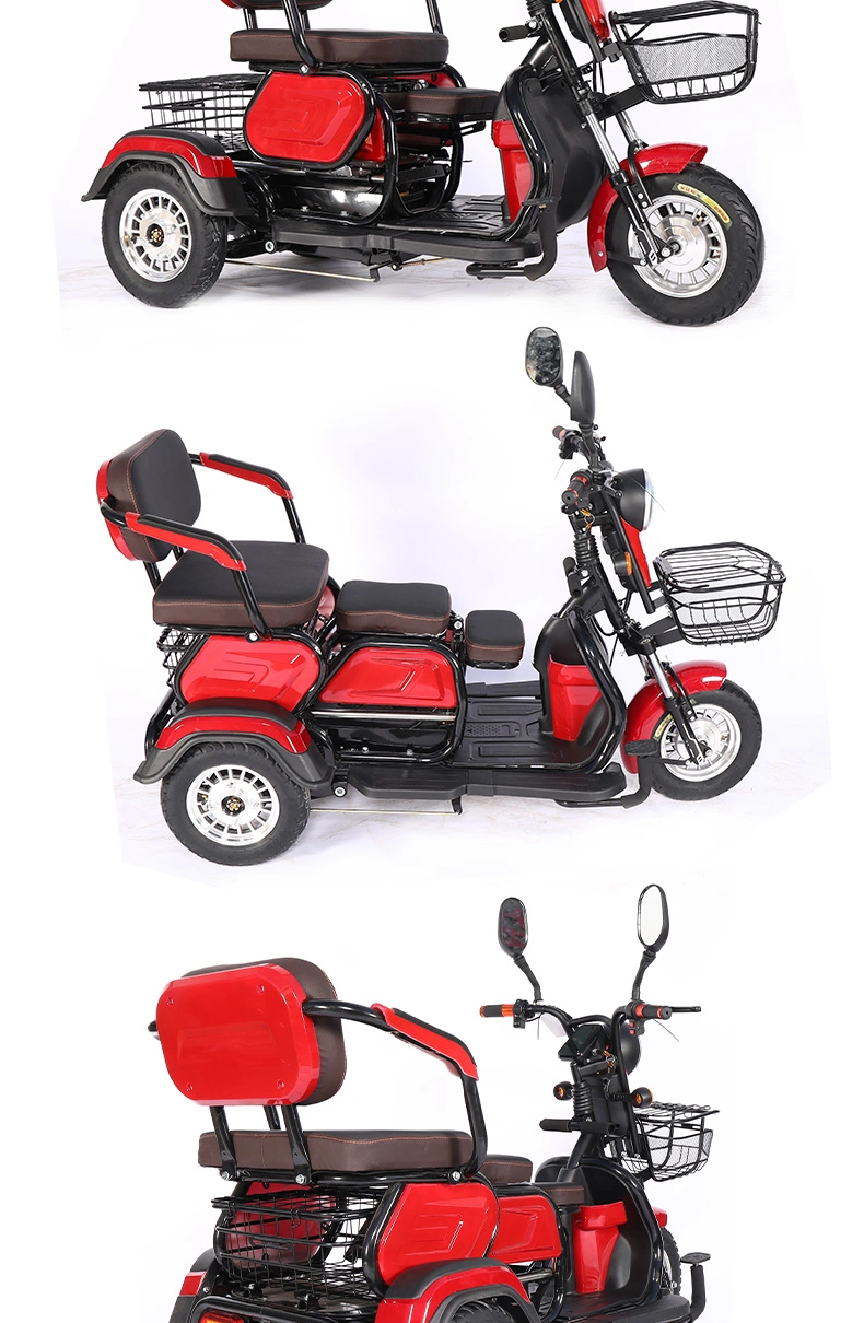 50km Max Range Low Speed Electric Tricycle Electric 3 Wheelers