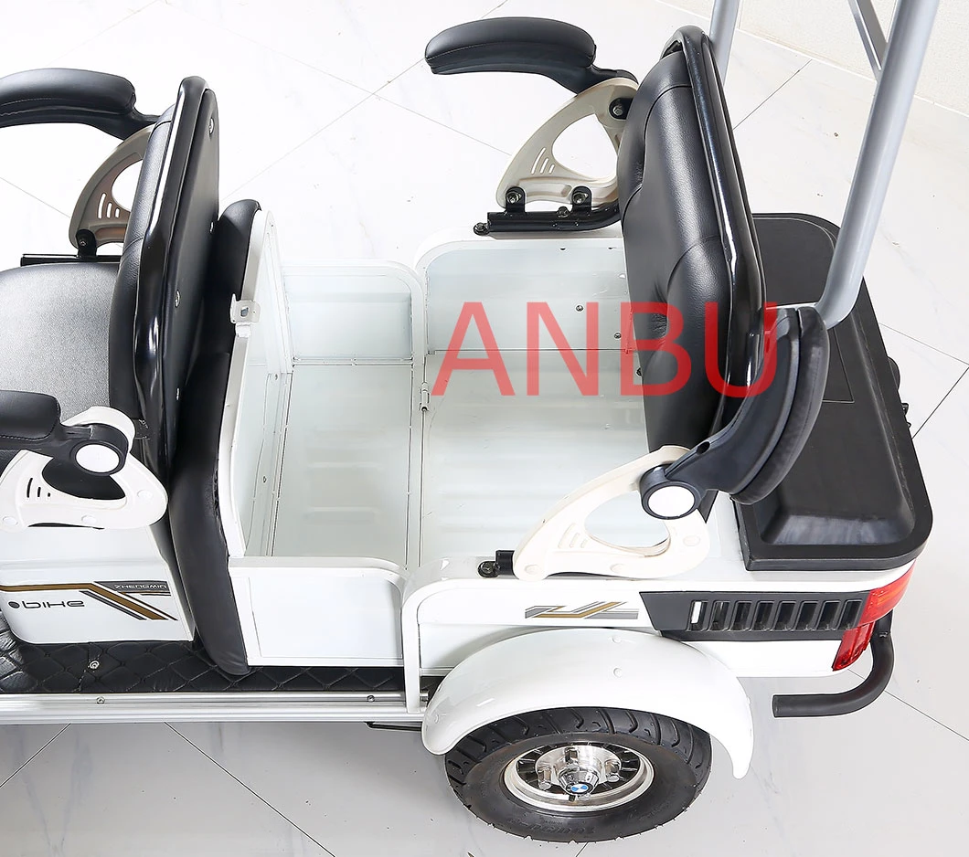 China Factory Hot Sales 4 Wheels Electric Quadricycle Passenger and Cargo