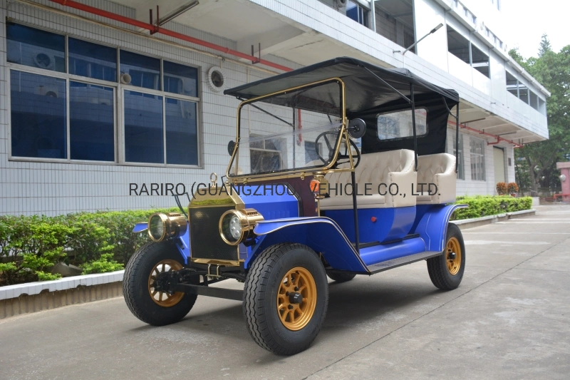 Electric Vehicle Electrical Vintage Car Sightseeing Car Classic off Road Electric Golf Cart
