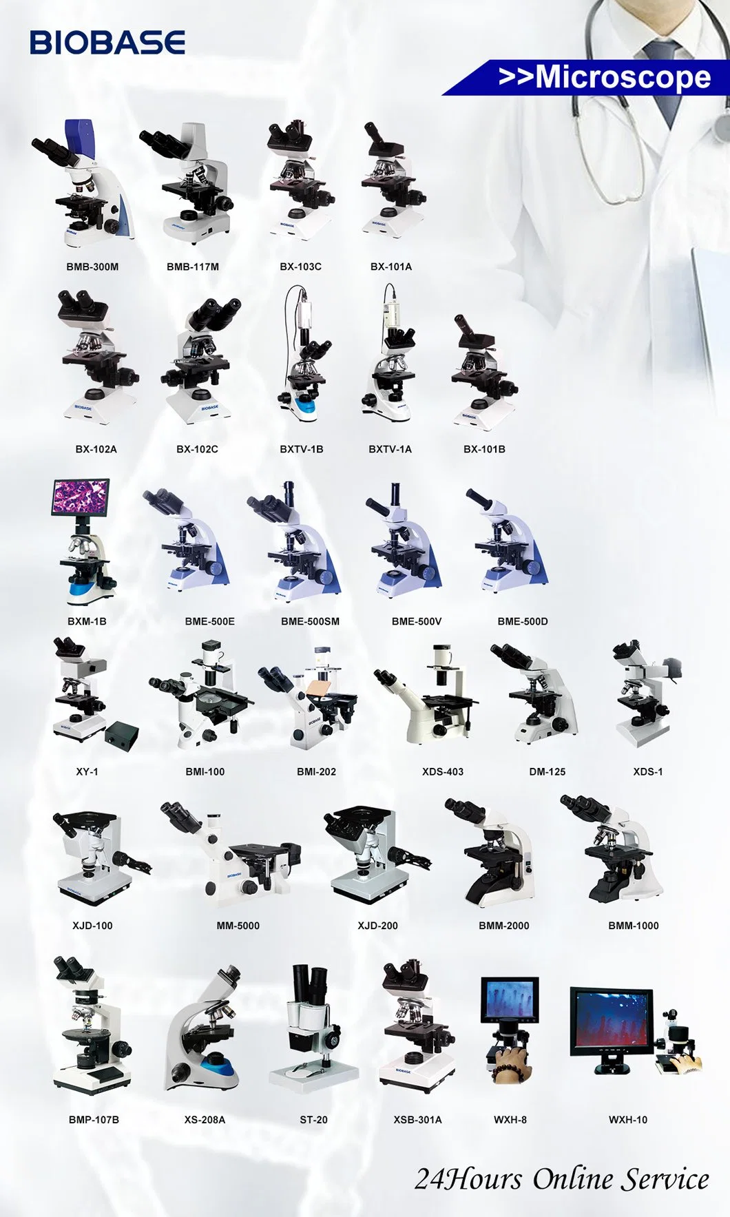 Biobase Multi Function Biological Microscope for Laboratory