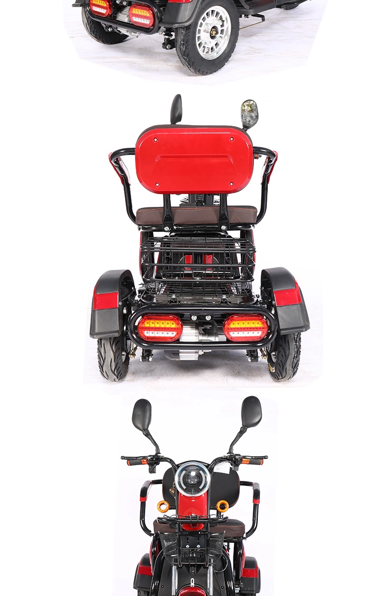 50km Max Range Low Speed Electric Tricycle Electric 3 Wheelers