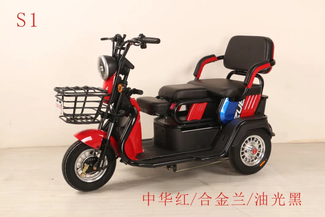Low Speed Electric Tricycle Three Wheeler for Old Persons