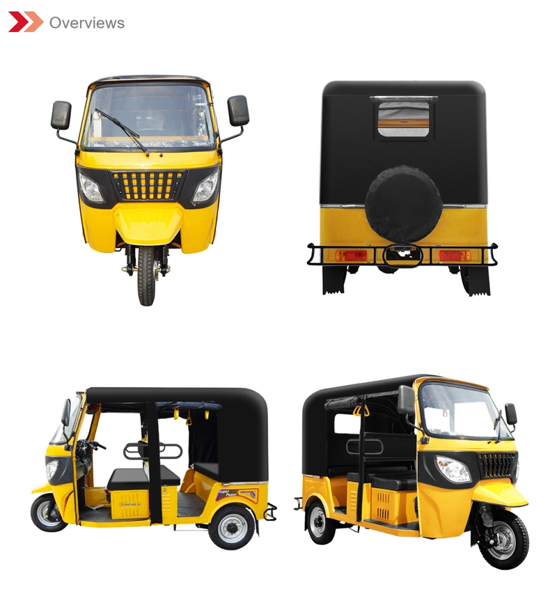 3 Wheeler Tuk Tuk for Passenger Electric Three Wheel Rickshaw Electric Tricycle