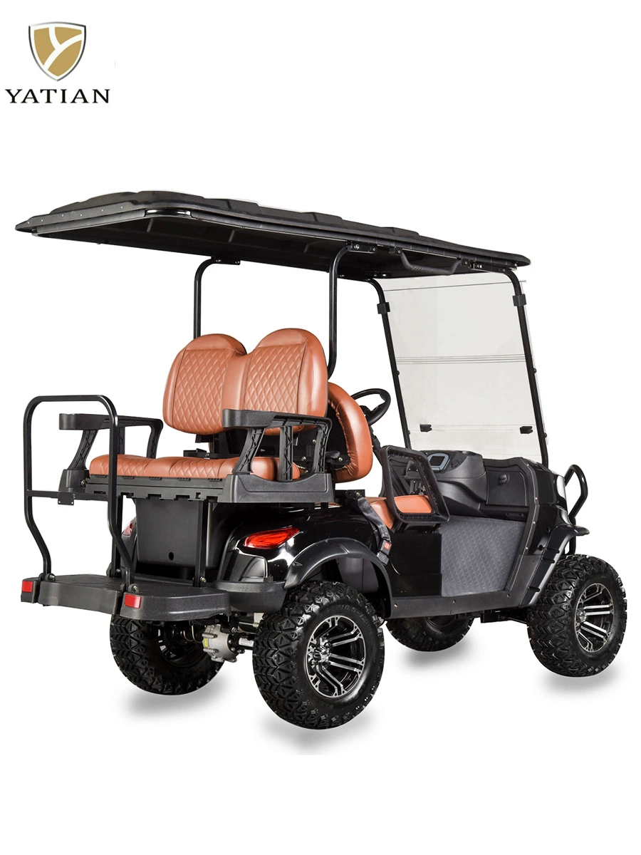 72V Golf Cart Family Used Lithium Ion Battery Powered 4 Seat Electric off Road Golf Car Dune Utility Vehicle Buggy