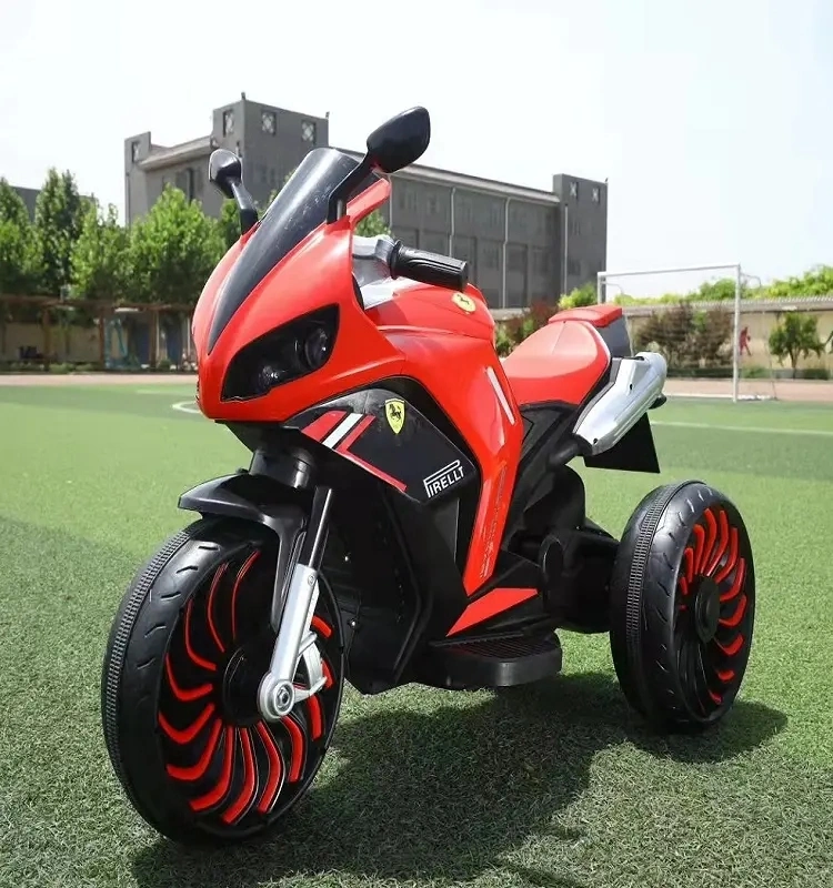 New 12V Electric Children Motorcycle Oversized 2-7 Years Old Male and Female Babies Can Sit Two Children Four Wheels