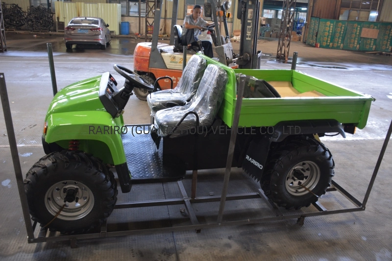 Chinese Farm Vehicle Manufacturer Electric UTV with Cargo Box for Sale