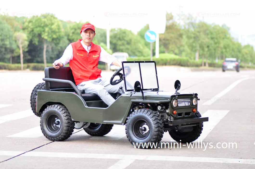 China Factory Best Price Electric Start Adult 125cc 150cc 250cc Willys Mini Jeep 4X4
