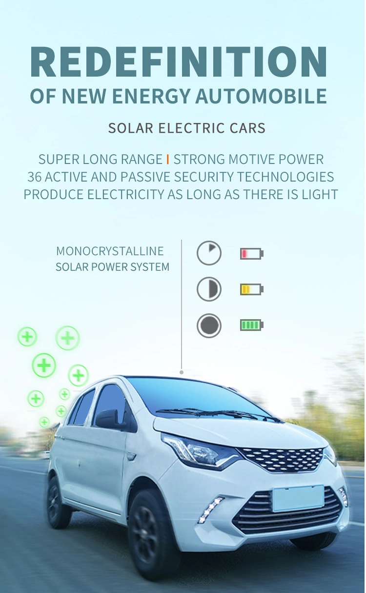 Hot Sale Pure Electric Vehicle for Adult 5 People 5 Seats Fully Electric Vehicles Lithium Battery Powered Rwd Vehicle Low Range 100-120km