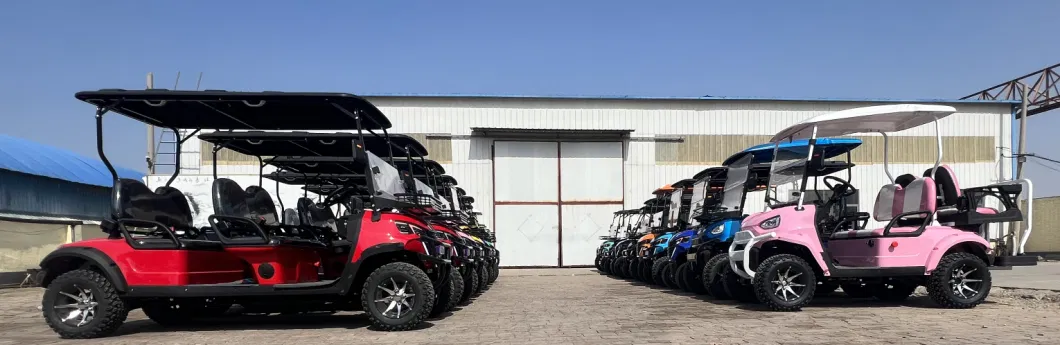 4 6 Seaters Electric Golf Cart Lithium Utility Vehicles for Golfing Club Car