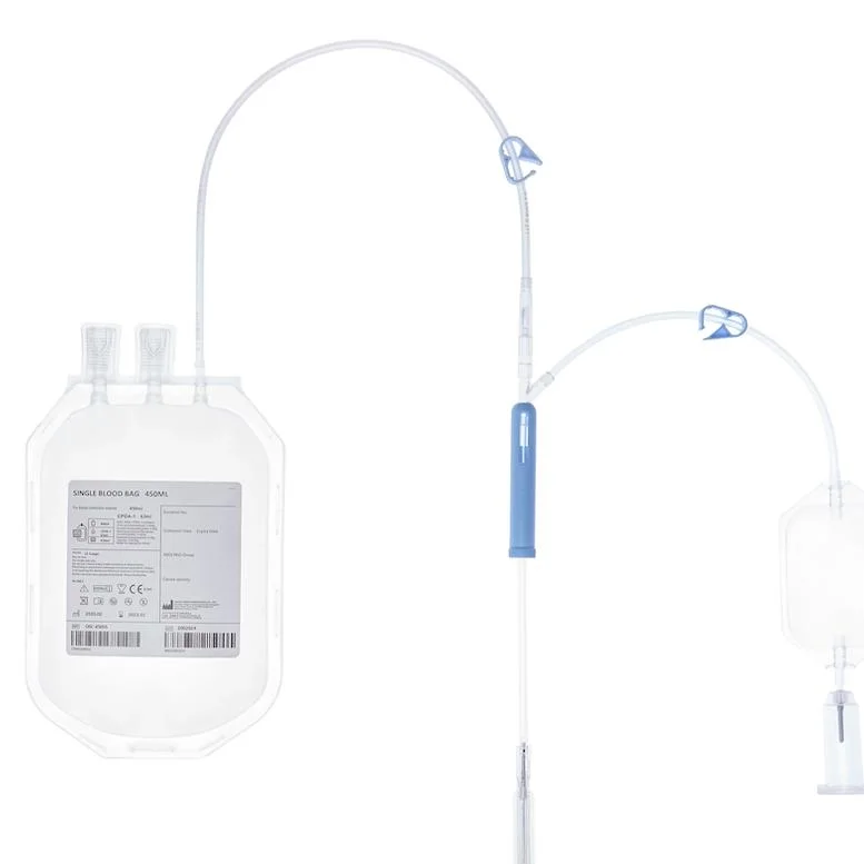 Medmount Medical Disposable Sterile 150ml/ 250ml/ 350ml/ 450ml/ 500ml Blood Transfusion Bag for Collection and Preservation