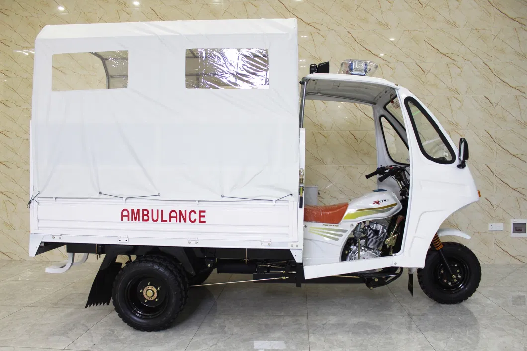 Costom Passenger Petrol Tricycle Ambulance 3 Wheelers Tuk Tuk Bhutan