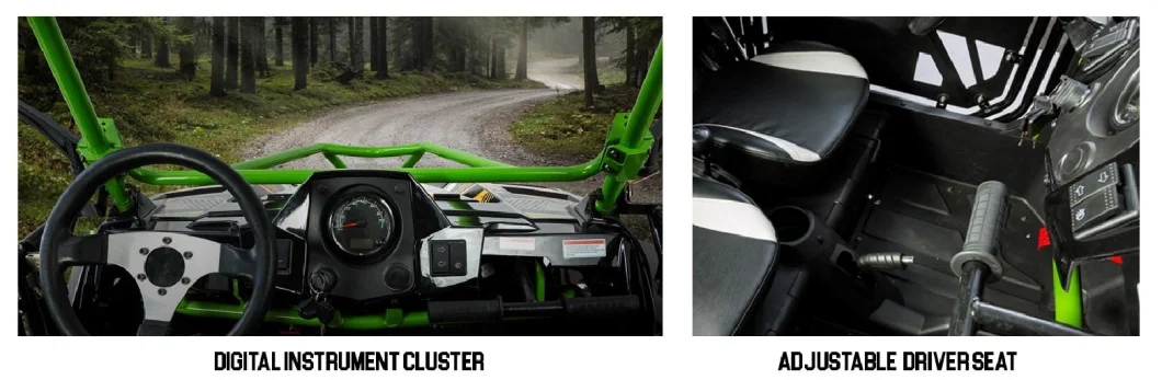 Side by Side 400cc All Terrain Electric Start ATV UTV