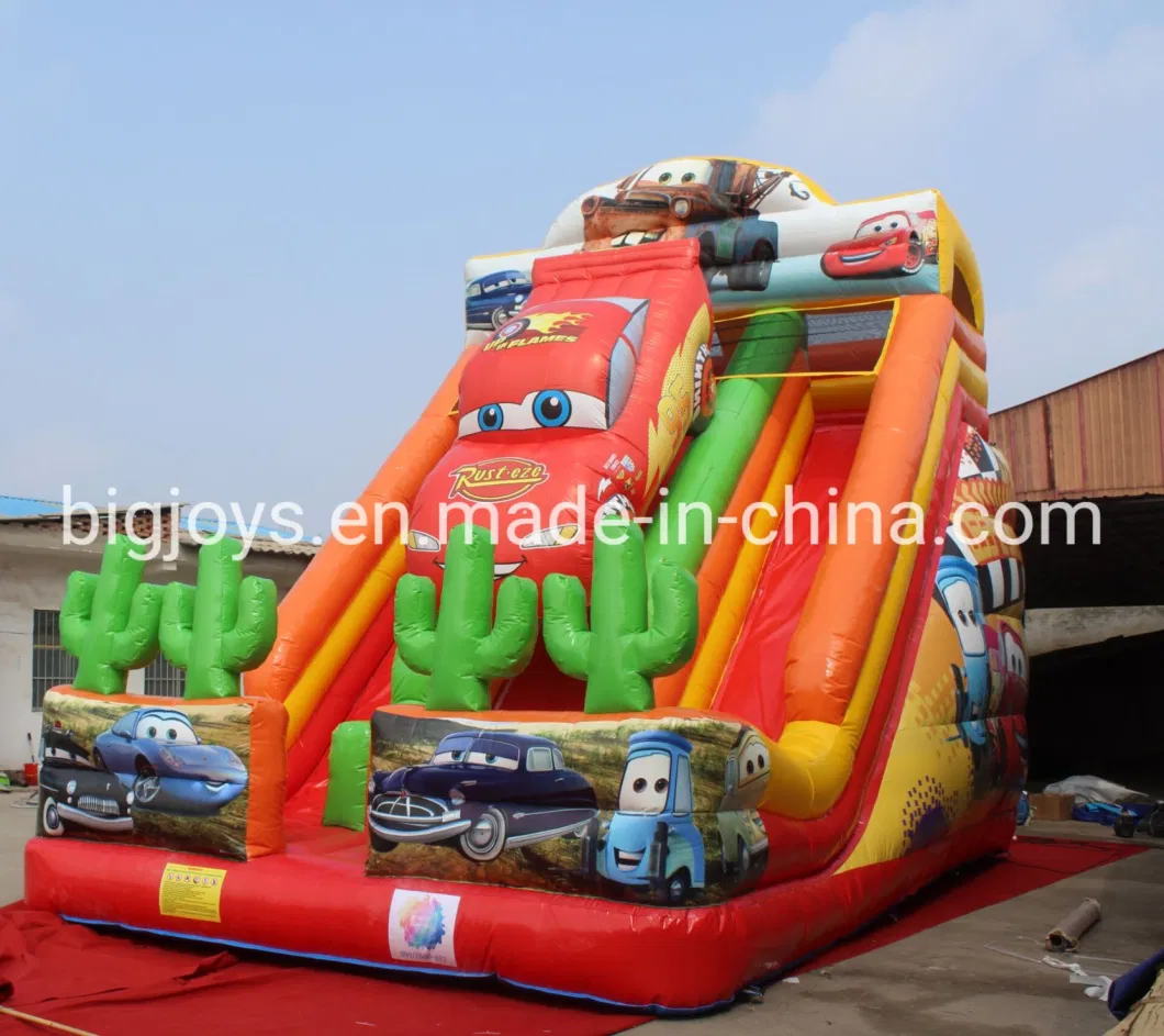 Big Inflatable Fun City Slide for Kids Factory Direct Sales