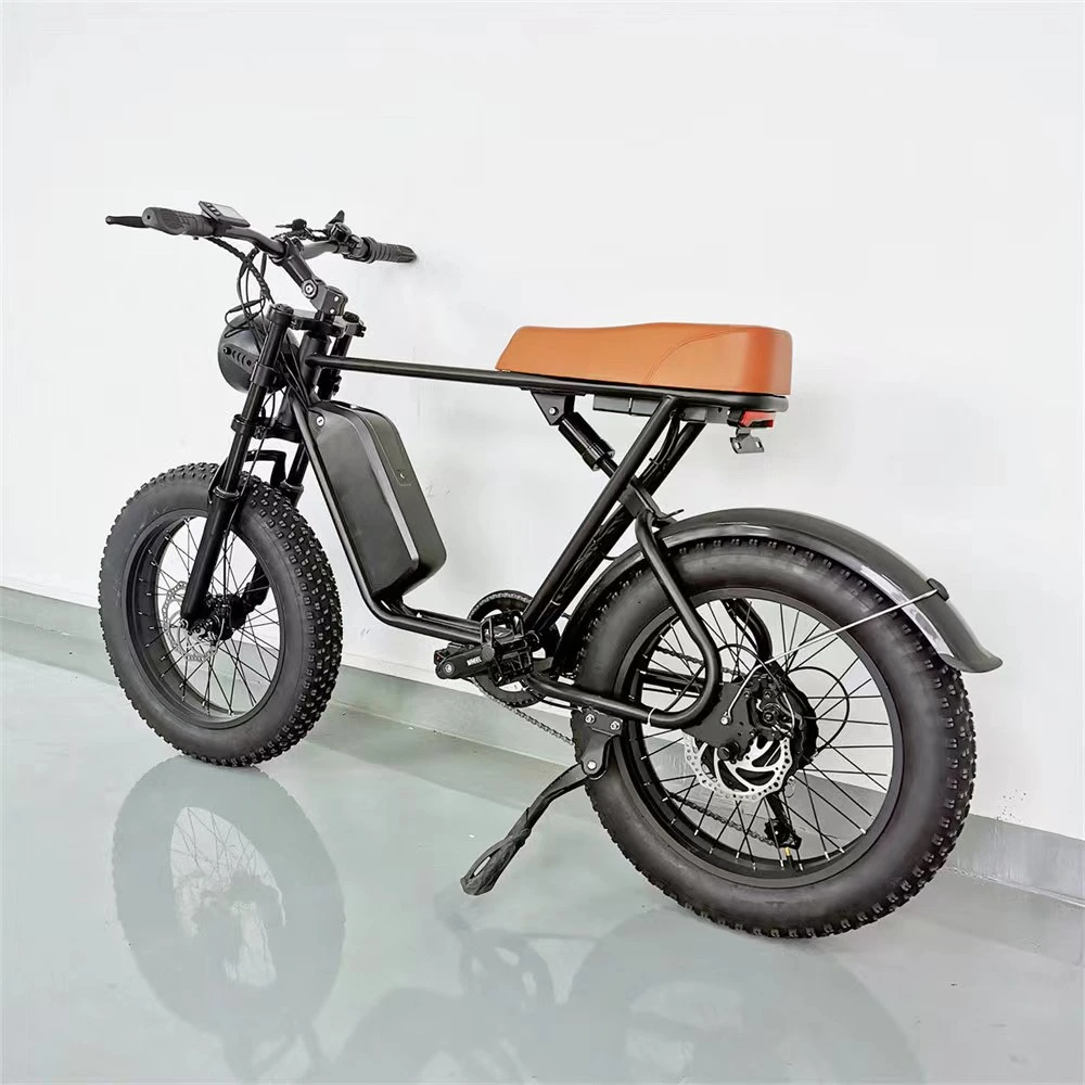 EU Us Warehouse Wide Tire off-Road Electric Bicycle High Speed 48V 1000W Lithium Battery Aluminum Alloy Ebike