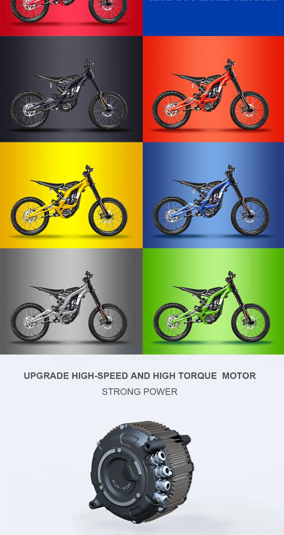 2024 Sur Ron Electric Dirt Bike Light Bee X 6000W 60V Surron X Light Bee Electric off Road Dirt Bike Factory for Sale