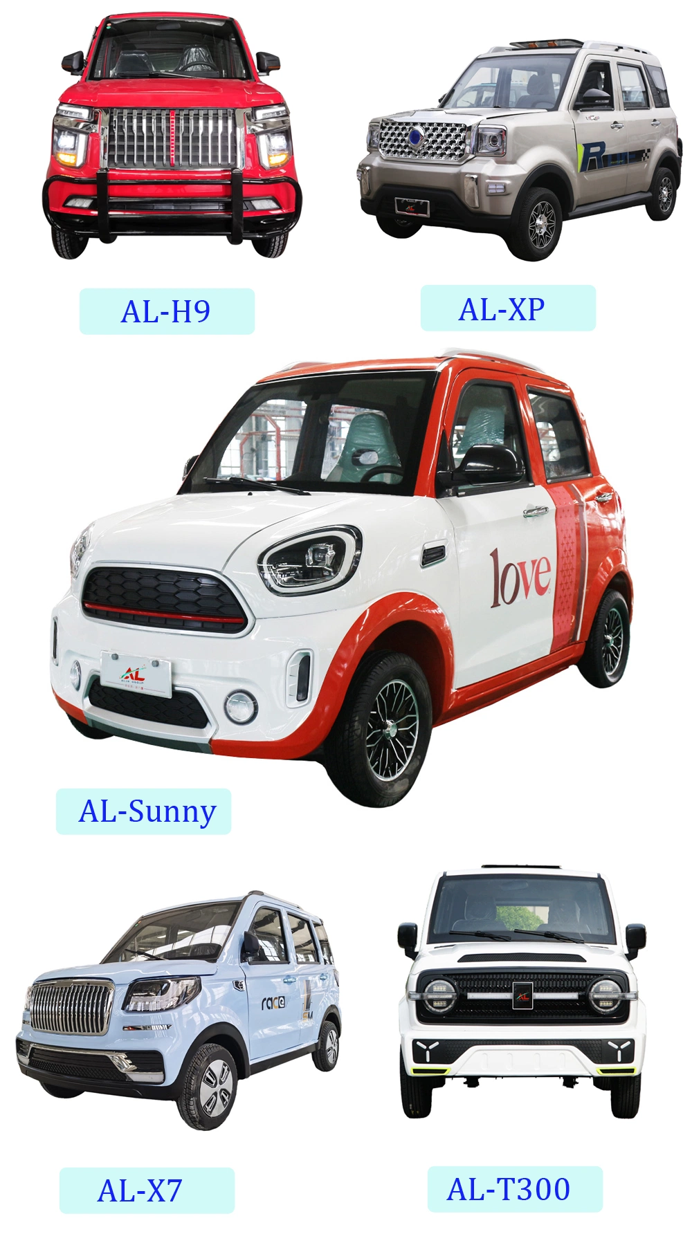4 Wheel Electric Vehicle Factory Directly Price