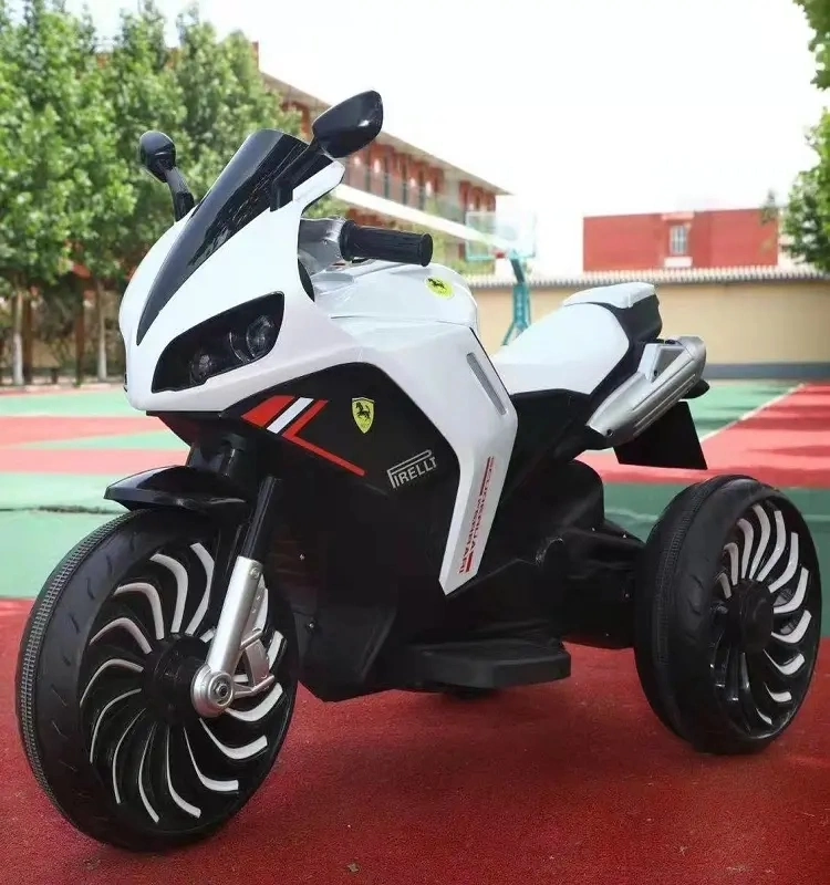 New 12V Electric Children Motorcycle Oversized 2-7 Years Old Male and Female Babies Can Sit Two Children Four Wheels