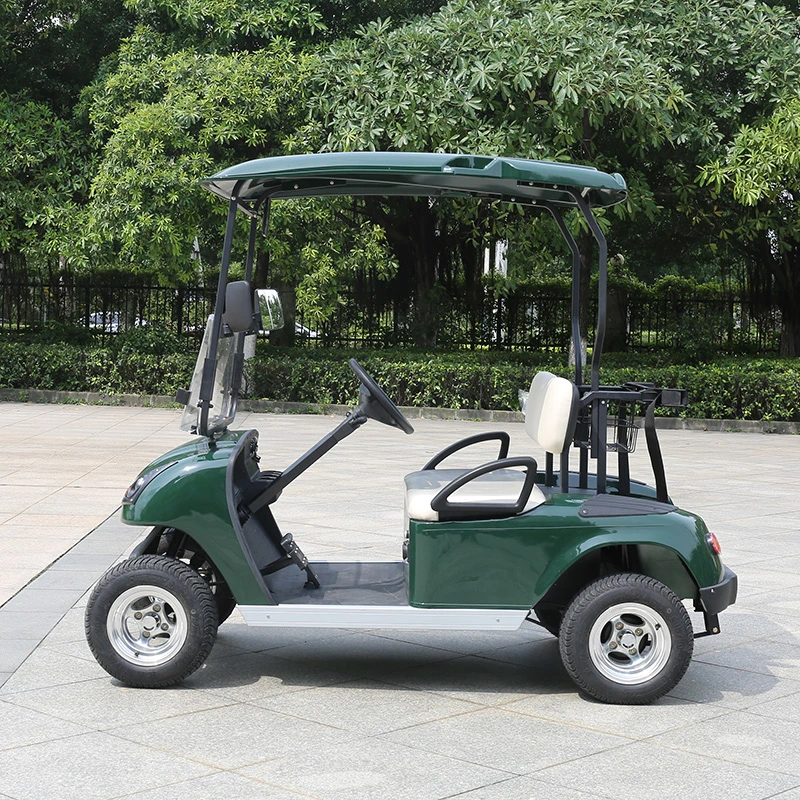 Wholesale New Two Person 42V/72V Small Mini 4 Wheel Cart Electric Car Golf Cart Electric Vehicle with 2 Seats Wind Shield Low Price for Sale (DG-C2-5)