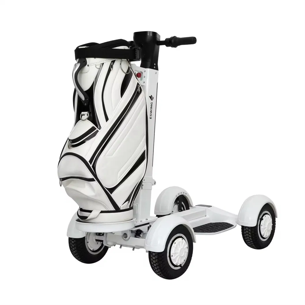 Golf E Skateboard Electric Scooter with Golf Bag Holder Golf Scooter 4 Wheels