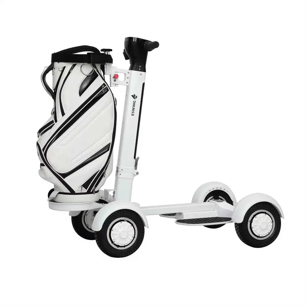 Golf E Skateboard Electric Scooter with Golf Bag Holder Golf Scooter 4 Wheels