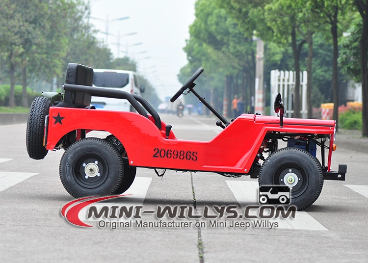 Factory Direct Buy 500W 800W 1000W 1500W 2000W Electric Mini Jeep Willys