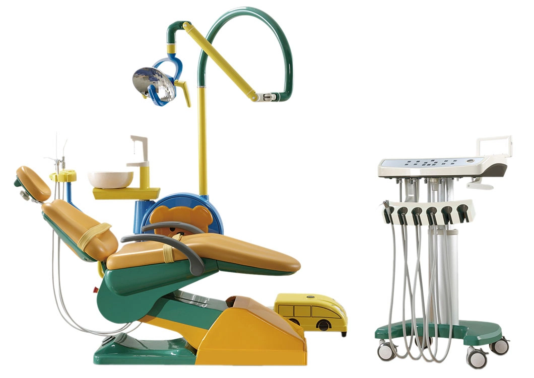 Dental Clinic Cute Dolphin Children Electric Dental Chair for Kids