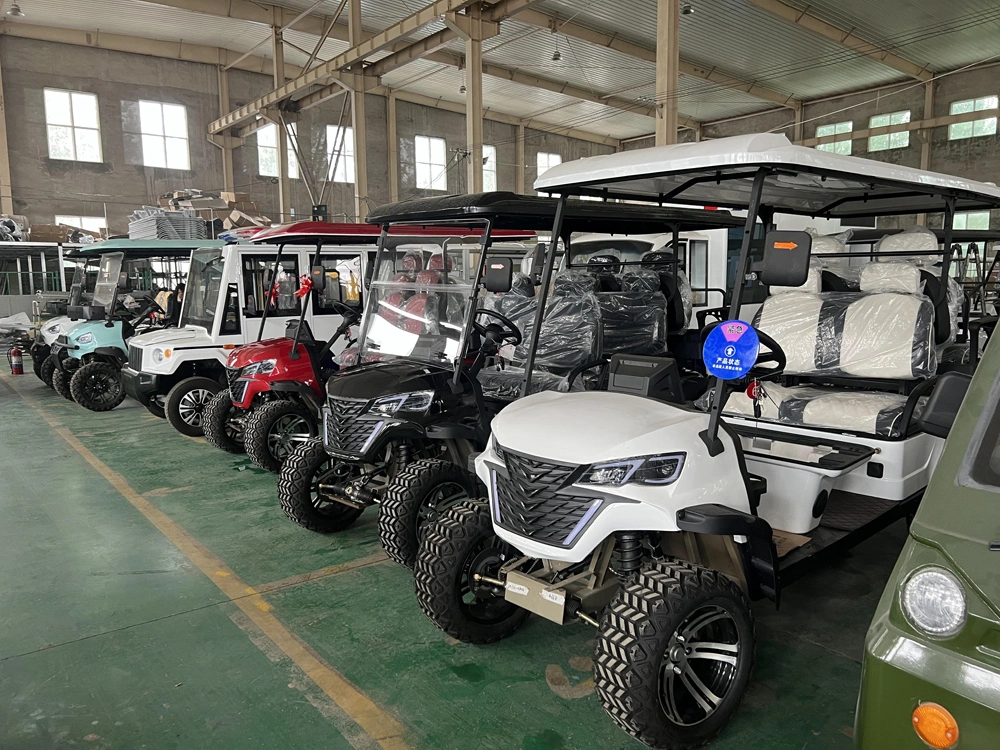 Scenic Spot Electric Instead of Walking Car Adult Electric Quadricycle 2 4 6 Seater Car with Solar Panel Electric Golf Cart