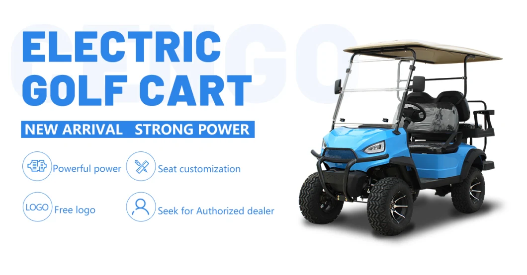 High Quality off-Road Club 48V Electric 4 6 Seater Golf Buggy