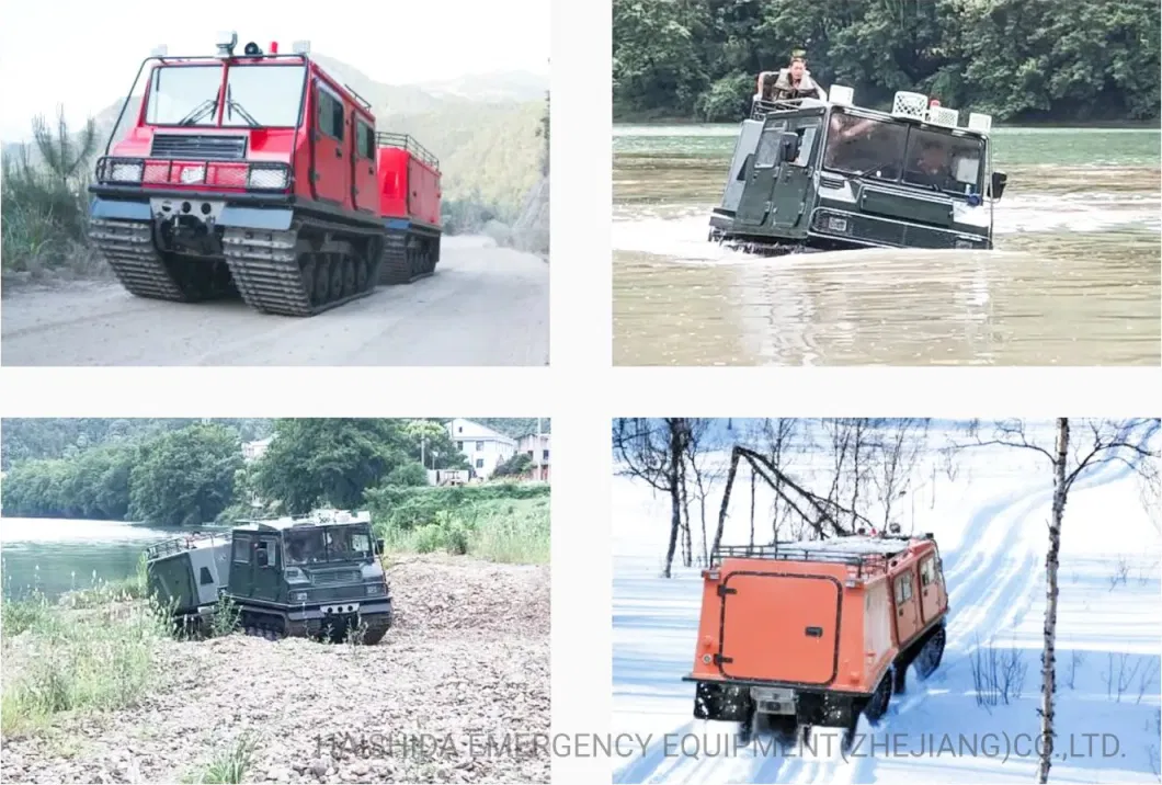 Amphibious All Terrain Emergency Rescue Fire Vehicles Panthera