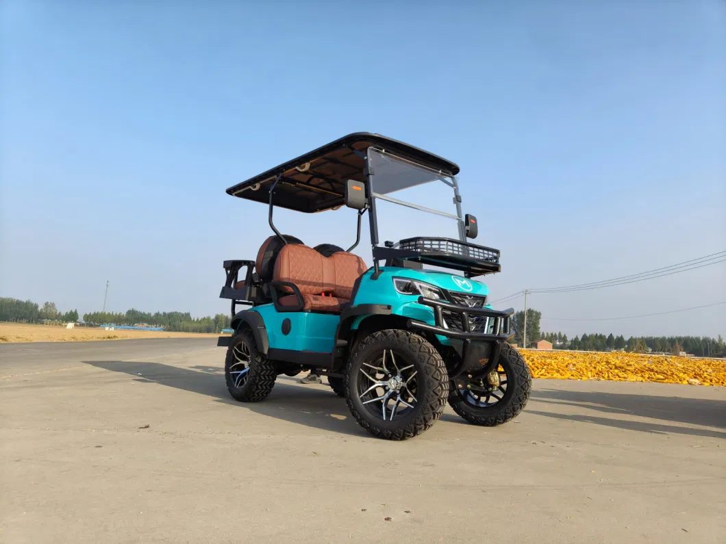2023 Most Popular 2+2 Seater Electric off-Road Golf Cart 3500W4000W 5000W Motor Adult Leisure Mobility Pure Electric Four-Wheel Vehicle