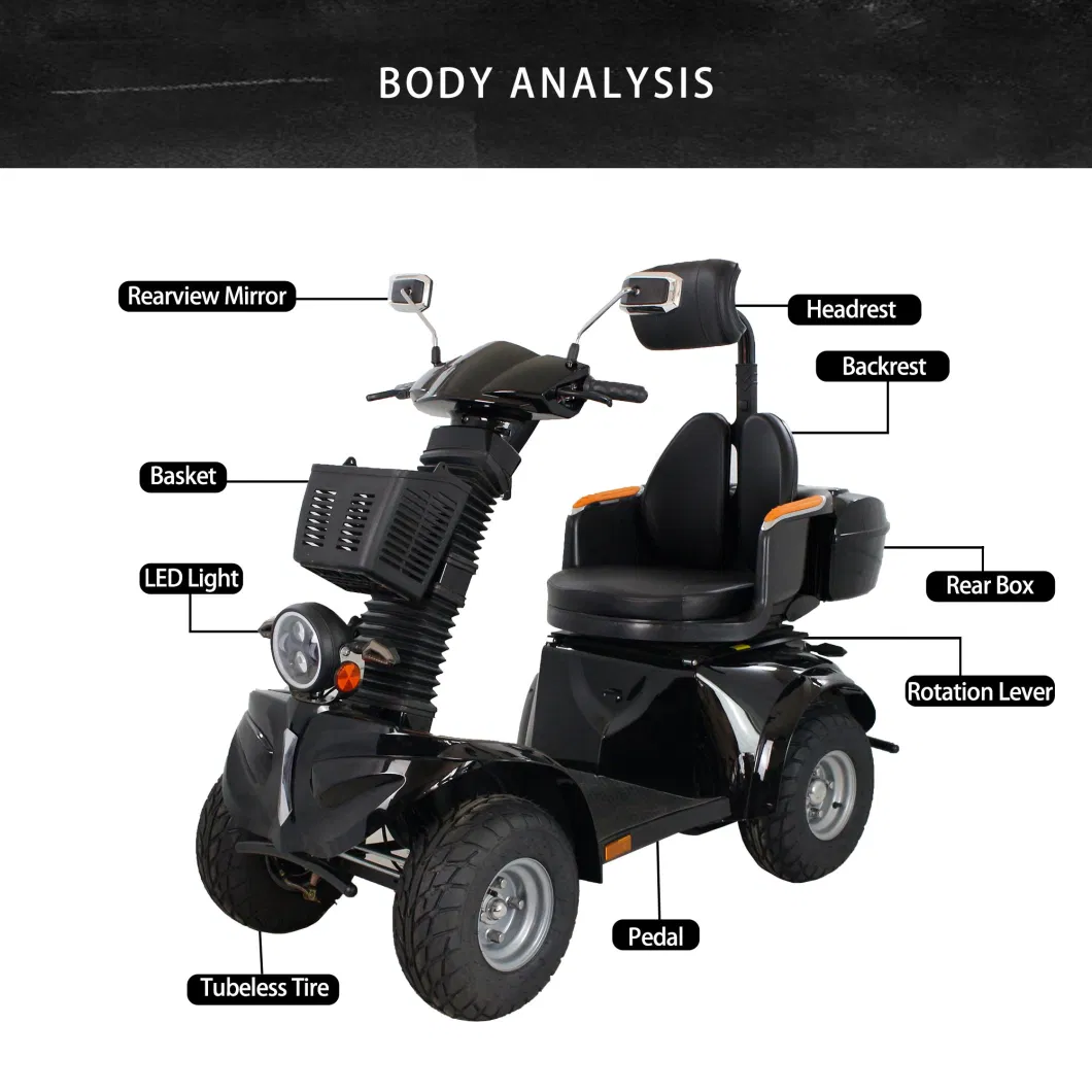 Four Wheel Electric Mobility Scooter