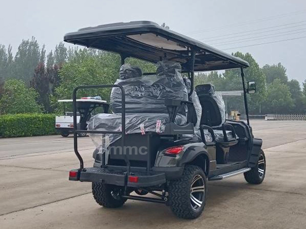 New Lithium Battery Sightseeing Electric 4-Seater Golf Cart Solar Panels off-Road Vehicle Hot Selling for Adult Golf Carts