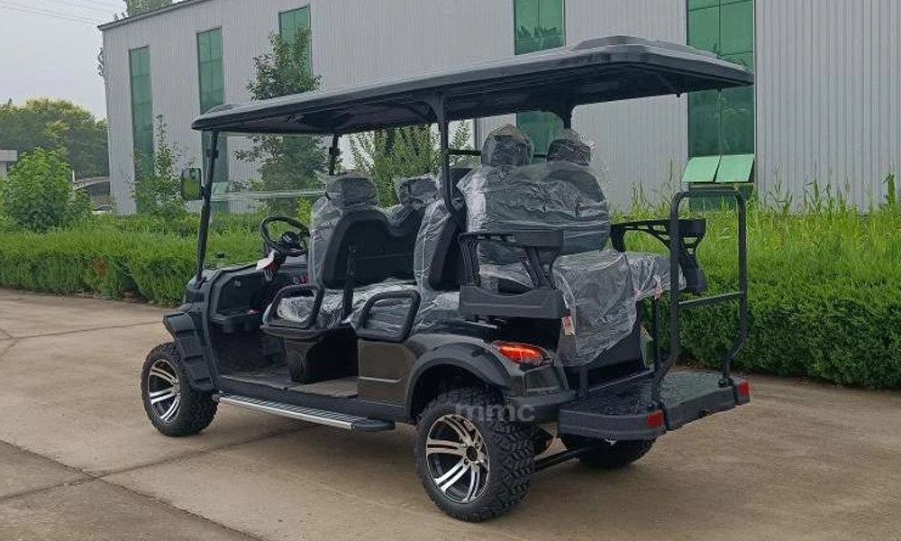 New Lithium Battery Sightseeing Electric 4-Seater Golf Cart Solar Panels off-Road Vehicle Hot Selling for Adult Golf Carts