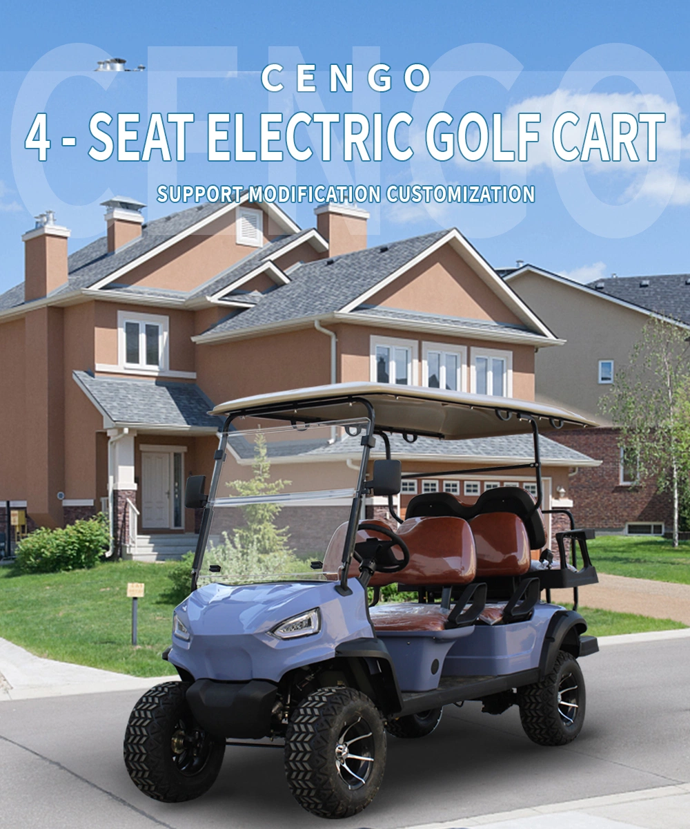 Hot Sale 4 Seater Buggy AC Motor off Road Electric Golf Carts