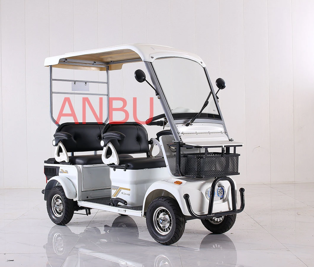 China Factory Hot Sales 4 Wheels Electric Quadricycle Passenger and Cargo