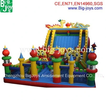 Cheap Commercial Inflatable Dragon Slide for Sale
