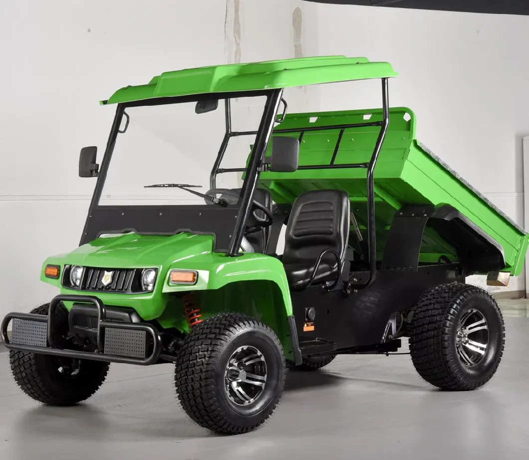 2024 Cheap electric ATV 400cc Side by Side off Road Farm 4X4 UTV for Sale, 2 Seat Farm Utility Vehicle UTV