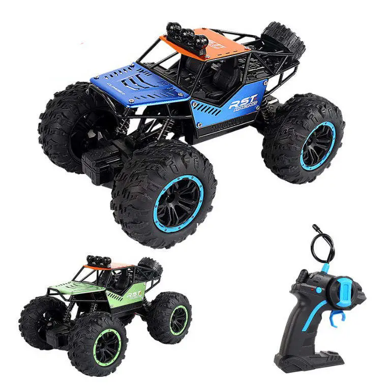 Remote Control Monster Truck off Road Rock Crawler Vehicle All Terrain Rechargeable Electric Toy for Boys &amp; Girls