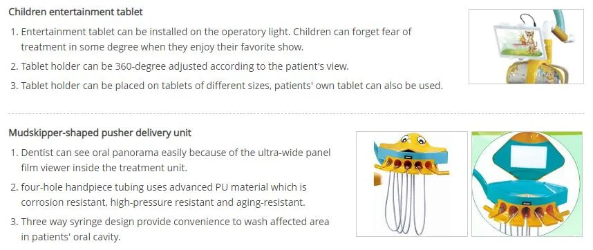 Kid&prime; S Children Chair Dental Unit with Ce