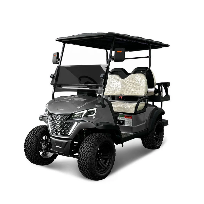 Scenic Spot Electric Instead of Walking Car Adult Electric Quadricycle 2 4 6 Seater Car with Solar Panel Electric Golf Cart