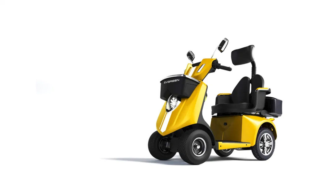 Four Wheel Moter Electric Mobility Scooter for Disabled for Handicapped