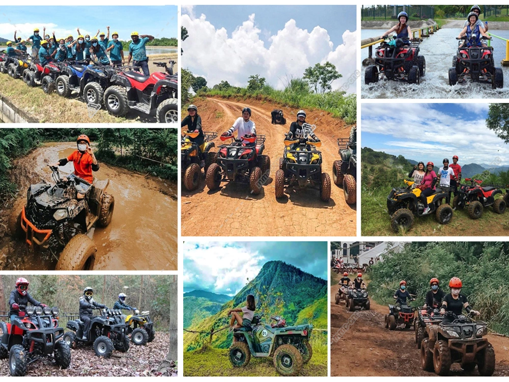 Best Selling Popular 400cc 4 Stroke Four Wheeler Automatic Quad Bike ATV