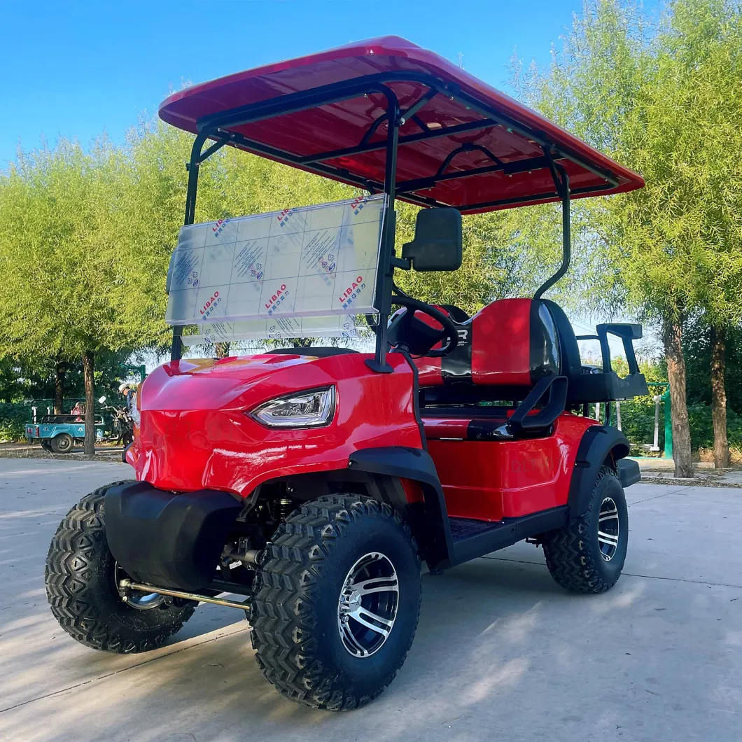 Most Popular 2+2 Seater Electric off-Road Golf Cart 4000W Motor Adult Leisure Mobility Pure Electric Four-Wheel Vehicle1