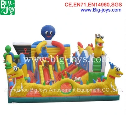 Cheap Commercial Inflatable Dragon Slide for Sale