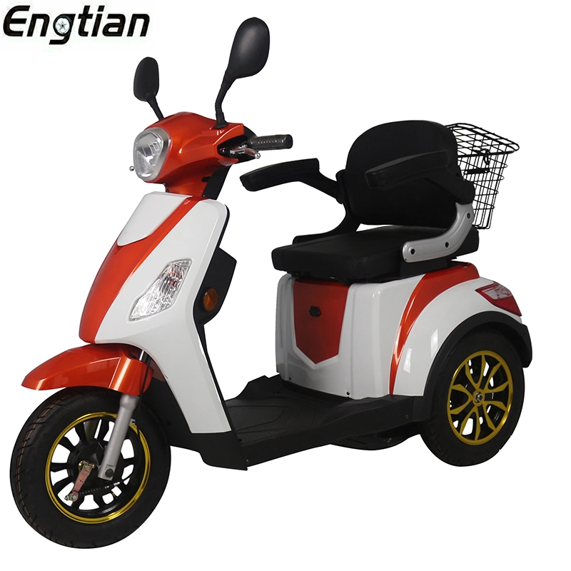 2021 Engtian Hot Sale Newest Fashionable 4 Wheels Scooter CKD Electric Motorcycle for Adults E Motos High Quality
