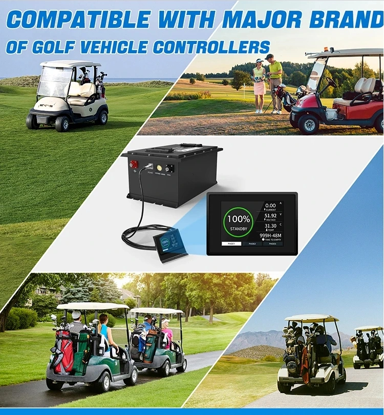 48V72V Power Battery LiFePO4 Four-Wheel Tour Car Golf Cart Lithium Iron Phosphate Battery Pack